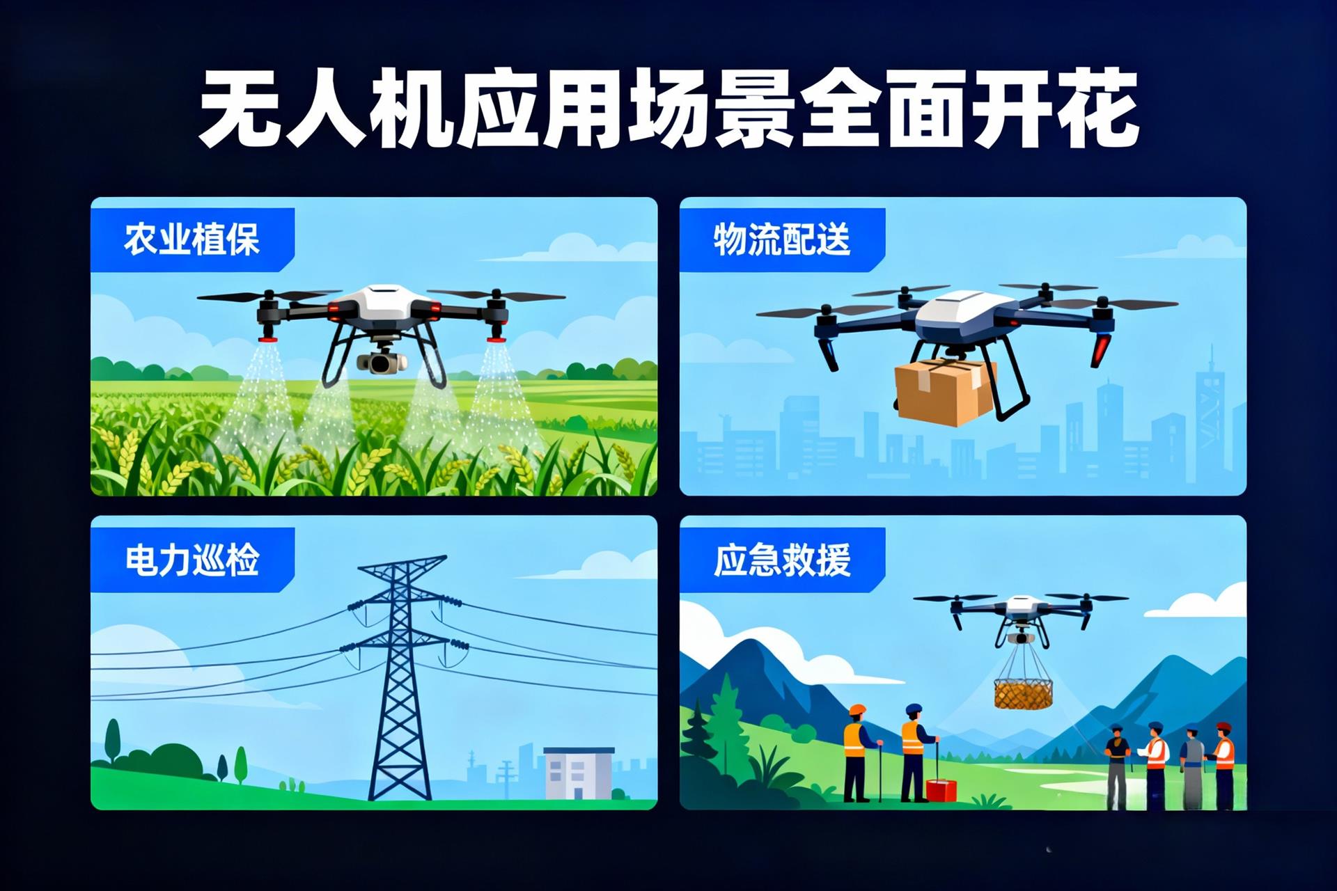 无人机革新千行百业 2025年应用场景全面开花